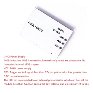 RCWL-0513 <span class=keywords><strong>détecteur</strong></span> d'induction intelligent <span class=keywords><strong>de</strong></span> module <span class=keywords><strong>de</strong></span> commutateur d'induction <span class=keywords><strong>de</strong></span> corps humain <span class=keywords><strong>de</strong></span> radar à micro-ondes peut directement allumer la bande - Product Image 4