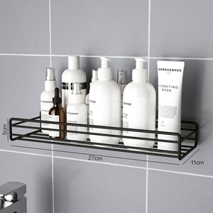 Kitchen Bathroom <strong>Storage</strong> <strong>Rack</strong> No-Drill <strong>Wall</strong>-Mounted Triangle <strong>Rack</strong> Single Tier Makeup Organizer Bathroom Accessories - Product Image 5