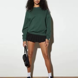 Nuove <span class=keywords><strong>Felpe</strong></span> Traspiranti da Donna Oversize con Collo Tondo <span class=keywords><strong>Senza</strong></span> Cappuccio - Product Image 6