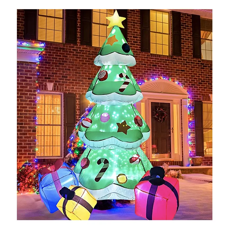 Hot sale Christmas Decoration Outdoor Christmas Decoration Inflatable Tree with LED light