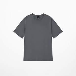 T-shirt unisexe surdimensionné en coton 100% tricoté lourd de haute qualité 230 g/m², nouveau design OEM, impression sérigraphique personnalisée du logo. - Product Image 6
