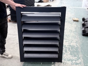 As2047 Australia tiên phong giải pháp nhôm louver cửa sổ màn trập gấp màn hình khung nhôm màn trập louver cửa sổ - Product Image 2