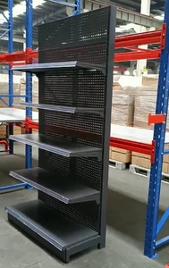 Ánh Sáng Nhiệm Vụ Nặng Nề Sắt Siêu Thị Kệ Hàng Tạp Hóa Cho Cửa Hàng Bán Lẻ Gondola Kệ Hiển Thị Giá Cho Các Cửa Hàng Siêu Thị - Product Image 2