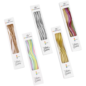 Kit de bougies <span class=keywords><strong>fontaine</strong></span> dorées Twisty Spiral Candles Cake Topper Sparkler pour la décoration d'<span class=keywords><strong>anniversaire</strong></span> d'<span class=keywords><strong>anniversaire</strong></span> de mariage d'<span class=keywords><strong>anniversaire</strong></span> - Product Image 3