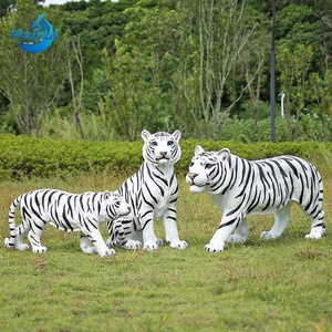 Estatua Decorativa de Tigre de Fibra de Vidrio, Escultura de Animal de Fibra de Vidrio en Venta, Utilizada para Decoración de Parques y Centros Comerciales - Product Image 3