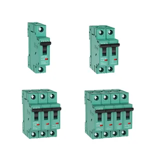 FPV-63 16 20 32 40 50 63 Amp 63a 1 2 3 4 Poles 10KA Miniature Circuit Breaker mini circuit breaker DC MCB