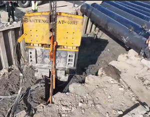 Martello Vibrante Idraulico per Palificazione, Prodotto in Cina, Disponibile per Vendita all'Ingrosso a Prezzo di Fabbrica - Product Image 2