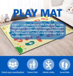 <span class=keywords><strong>Hopscotch</strong></span> PVC chơi Mat trẻ em Thảm cha-con trò chơi phòng khách sàn đệm chơi Mat - Product Image 5