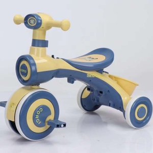 <span class=keywords><strong>Tricycle</strong></span> pour enfants de style chinois simple à 3 roues, unisexe, très vendu, pour les enfants de 2 à 5 ans, cadre en acier, roues en EVA, propulsion par pédale - Product Image 4