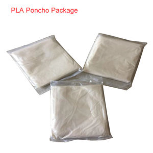 Biodegradable PLA Rain <strong>Poncho</strong> <strong>Waterproof</strong> Disposable With Sleeves <strong>for</strong> Outdoor Events Eco Friendly - Product Image 6