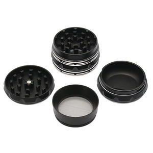 מטחנת גולגולת יצירתית בהדפסה ישירה מהמפעל, <span class=keywords><strong>4</strong></span> שכבות, 63 מ\"מ, לוגו מותאם אישית חרוט, סגסוגת אלומיניום, אביזר עישון - Product Image 5