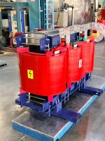 Transformador de Potencia Trifásico de Tipo Seco de Alta Calidad, Entrada de 11kV, Salida de 440V, Frecuencia de 50/60Hz, Eficiencia del 98%, Refrigeración ONAN/ONAF