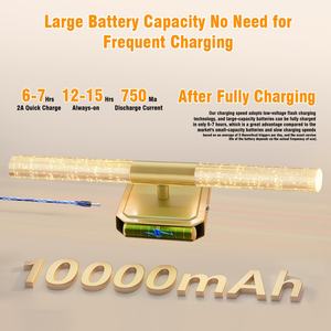 Lampe murale LED d'intérieur gratuite avec bande longue, installation magnétique, télécommande, intensité réglable pour salon - Product Image 4