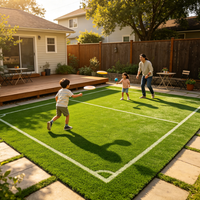 Gazon artificiel pour le sport, gazon synthétique pour terrain de football, terrain de sport