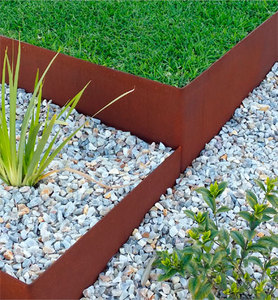 Personnalisé Naturelle rouillée Bordure En Acier Corten Pour L'aménagement Paysager De Jardin Décoratif Extérieur - Product Image 2