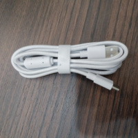 Câble de charge et de données USB Type-C détachable, longueur 1,5 m, noir et blanc, à seulement 0,1 USD/l'unité