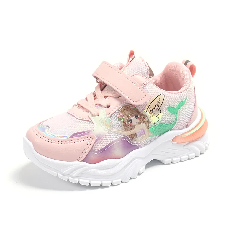 गर्म बिक्री उत्पादों लड़कियों रनिंग खेल जूते एल्सा अरोड़ा बेले सोफिया रॅपन्ज़ेल जूते जन्मदिन का उपहार बच्चों के लिए calzado deportivo