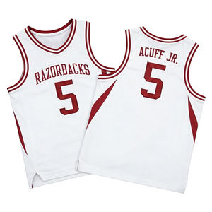 Hommes # Maillot de <span class=keywords><strong>basket</strong></span>-ball universitaire cousu 5 Acuff Jr. - Product Image 1