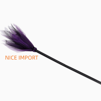 Balai d'Halloween Magenta Détachable Nouveauté Bestseller – Accessoire de Décoration pour Fête de la Sainte-Mort, Balai de Sorcière d'Halloween
