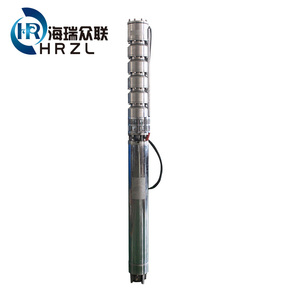 HRZL QJ 100마력 300m3/h 스테인리스 스틸 해수용 수중 펌프 - Product Image 2