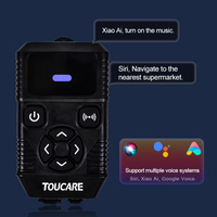 Intercom Bluetooth 5.4 TOUCARE T6S Mesh pour 32 Motards, Portée 2KM, IP67