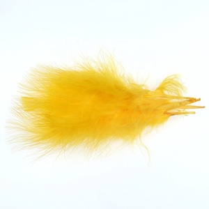 Mosca che lega la piuma di marabù di tacchino per lo Streamer Fly Jig Bugger lanoso sanguisuga mosca che lega la piuma colorante - Product Image 5