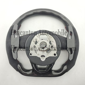 สินค้าใหม่ คาร์บอนไฟเบอร์ อัลคันทาร่า สำหรับรถยนต์ออดี้ รุ่น A3 A4 A4L A5 A7L A8 Q5 Q7 B9 A6 R8 พวงมาลัย - Product Image 2
