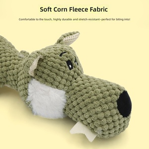 Juguete de Peluche para Perro con Sonido, Diseño de León, Lobo, Elefante, Forma de Animal, Juguete Interactivo para Masticar, Venta al Por Mayor - Product Image 3