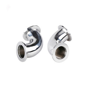 Coude à vide haute pression KF 90 degrés en acier inoxydable 304, raccord rapide, embout 16, raccord 25, raccord 40, pince 50, dispositifs d'aspiration sous vide - Product Image 1