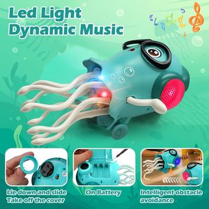 Juguete de Medusa Bailarina HUIYE con Tentáculos Inteligentes, Juguete de Pulpo, Medusa, Calamar para el Tiempo Boca Abajo con Luz LED y Música Dinámica - Product Image 3