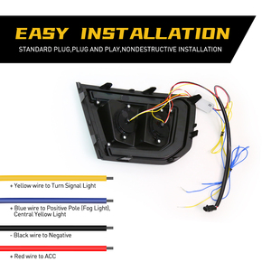 Nhà máy thiết kế mới dẫn xe đèn sương mù ban ngày đèn chạy cho Ford Ranger T9 XL XLT 2022 2023 Tự động bật tín hiệu DRL - Product Image 6