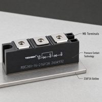 Module redresseur à diodes TECHSEM MDC55-18-223F3 55A 1800V, montage sur base, bornes M5 M6, pour onduleur PWM, alimentation CC, utilisation CN
