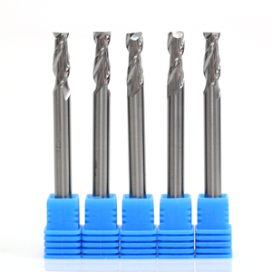 Solid Carbide <strong>End</strong> <strong>Mill</strong>, Long Flute Flat <strong>End</strong> <strong>Mill</strong>, 2-Flute <strong>End</strong> <strong>Mill</strong>, 55&deg; <strong>End</strong> <strong>Mill</strong>, Aerospace Aluminum Cutting Tool D6*18*75mm*2F - Product Image 2