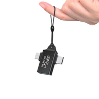 Adaptateur OTG 2 en 1 USB 3.0 femelle Micro USB Type-C connecteur mâle pour Samsung tablettes téléphones Android OTP Protection utilisation sur ordinateur portable