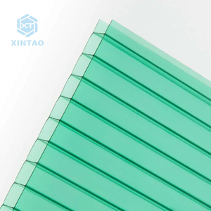 Xintao <span class=keywords><strong>coloured</strong></span> đôi tường 4mm nóng bán PC tấm rỗng tùy chỉnh tấm <span class=keywords><strong>polycarbonate</strong></span> cho Skylight - Product Image 4