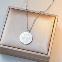 Collier en acier inoxydable 316L, Palestine libre, plaqué or 18 carats, pendentif mosquée Al-Aqsa, bijoux islamiques, ne ternit pas