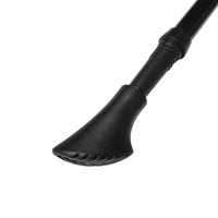 Bâton de randonnée pliable léger en fibre de carbone avec embout en forme de fer à cheval et couvre-pied, pour la randonnée, l'escalade et le trekking, avec système de verrouillage rapide