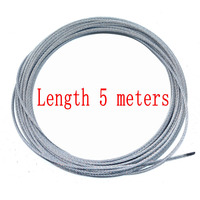 Kit de Cable de Acelerador DIY de 5 Metros con Boquillas, Terminales de Neopreno y Ajustador Central