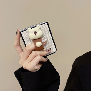 Étui de téléphone pliable pour femmes avec anneau d'agrandissement pour Samsung Zflip 5, <span class=keywords><strong>P50pocket</strong></span>, OPPO Findn3Flip, vivo Xflip, Zflip 7 - Product Image 6