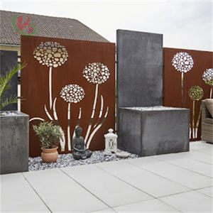 מותאם אישית גן קישוט אמנות עיצוב דקו קורל פלדה חלוד מחיר המפעל - Product Image 6