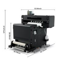 Imprimante DTF 60cm rentabilité Xp600/i3200 tête d'impression 60cm 6 couleurs DTF T-shirt oreiller Machine d'impression textile