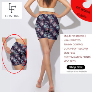 Leggings Modellanti Plus Size per Donna, Stampa Personalizzata, Tessuto Morbido a Doppia Spazzolatura, Vita Alta, Pantaloni per Danza, Pilates e Yoga OEM - Product Image 1