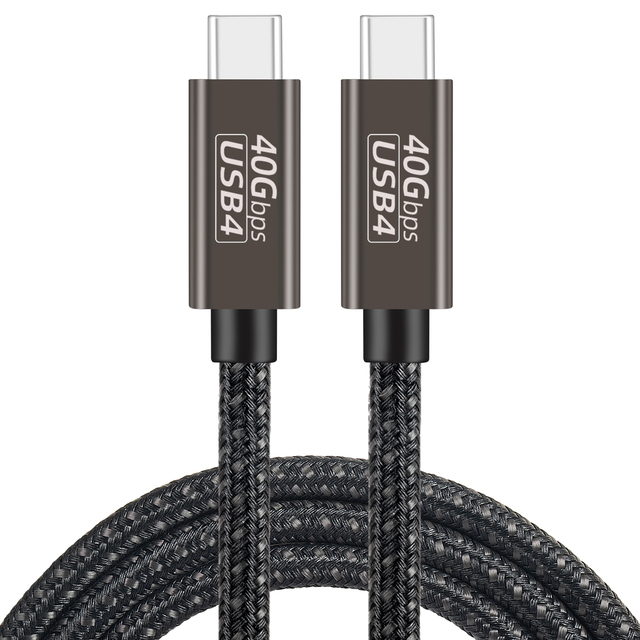 High Speed USB 4 Data Cable 40Gbps Type C 5A 240W PD Charger 1M 8K Audio Cable for Phone Computer