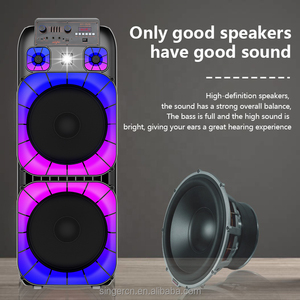 GY-1520 Model Pribadi Speaker Kotak Karaoke Ganda 15'' dengan Lampu RGB 60W Speaker Bluetooth Portabel Speaker Pesta - Product Image 4