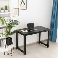 Bureau d'ordinateur pliable en métal moderne de haute qualité pour la maison, l'étude et le travail de bureau