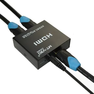 4K 30Hz HDMI divisor 1 em 2 para fora, MT-VIKI 1x2 1 Computador 2 Monitor + Power adaptador HDMI divisor