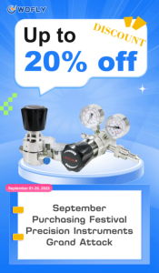 Độ tinh khiết cao với hai máy đo áp suất cao OEM phòng thí nghiệm khí công nghiệp oxy N2O Hydro xi lanh Điều khiển điều chỉnh áp suất - Product Image 3