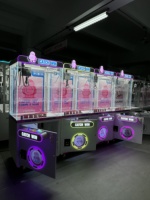 Y componentes del juego de Metal 2 Premio Garra el papel Doble persiana Venta Camión Comercial-garra-máquina