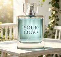 Cologne de luxe unisexe de haute qualité aux phéromones pour hommes, parfum fruité longue durée, écologique, marque privée, bleu clair