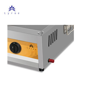 Ticari gaz ısıtma dönen yapışmaz 45/50cm tek plaka doğal gaz LPG pişirme ekipmanları krep makinesi gözleme makinesi - Product Image 3